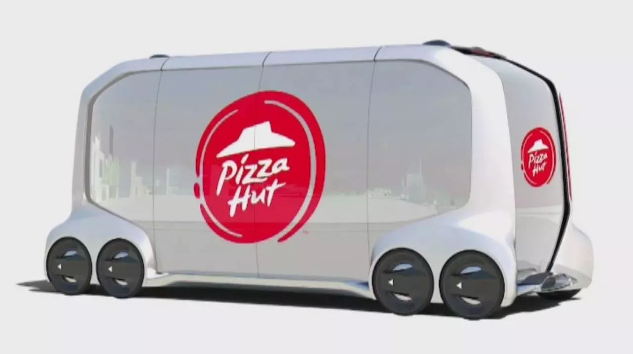 人类淘汰计划开始了！在美国没人吃的必胜客，也开始用无人电车送Pizza了！