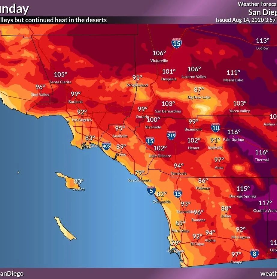 Southern California has a high temperature of 42 degrees over the weekend! Protect everyone
