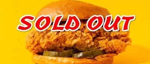 There has never been a fried chicken burger in the United States ... All the goods are out of stock, fighting for burgers ... Have you eaten in Los Angeles?