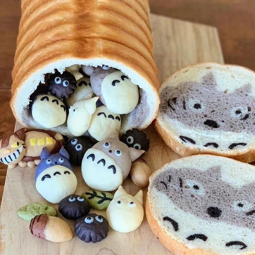 Ins Baking God’s bread magic, there are My Neighbor Totoro, Little Bear and SpongeBob inside, so cute and explosive!